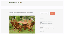 Desktop Screenshot of gorunevents.com